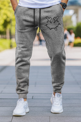 MULTI PLAYER Solid Men Grey Track Pants