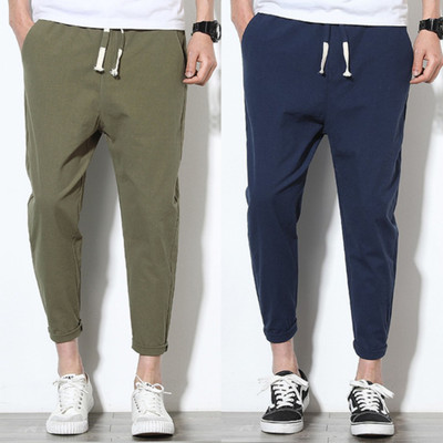Fabrictown Solid Men Olive, Blue Track Pants