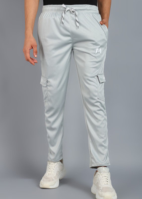 mank D Solid Men Grey Track Pants