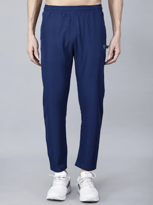 Texfro Solid Men Blue Track Pants