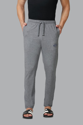 VAN HEUSEN Solid Men Grey Track Pants