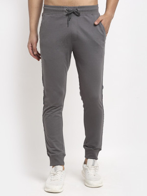 Club York Self Design Men Grey Track Pants
