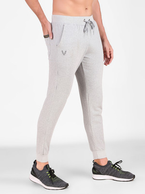 UZARUS Solid Men Grey Track Pants