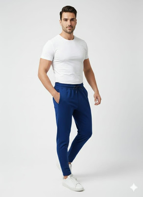 Rg fashion Solid Men Blue Track Pants