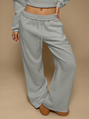 Dockstreet Solid Women Grey Track Pants