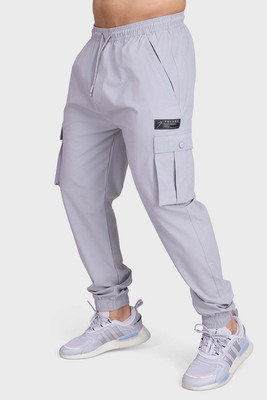 FuaarK Solid Men Grey Track Pants