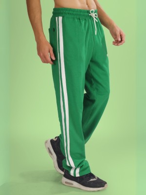 WEARDUDS Self Design Men Green Track Pants