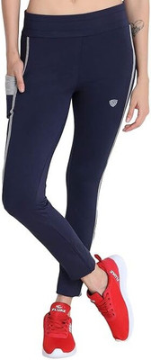 SMARTOTS Solid Women Dark Blue Track Pants