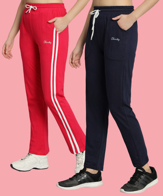 SYDNEY HILLS Solid Women Multicolor Track Pants