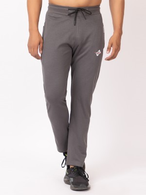 GEE 5 Self Design Men Grey Track Pants