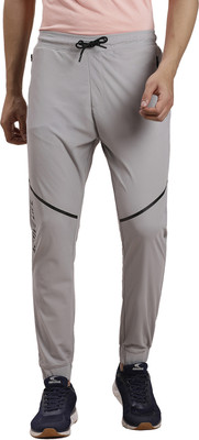 TURTLE Solid Men Grey Track Pants