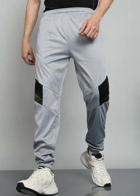 Moda Rapido Colorblock Men Grey Track Pants