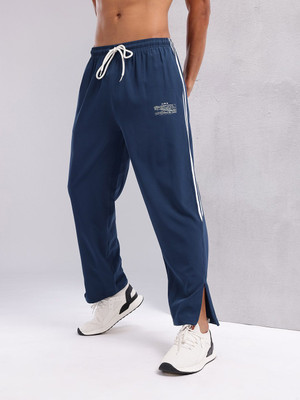HRX by Hrithik Roshan Solid Men Blue Track Pants