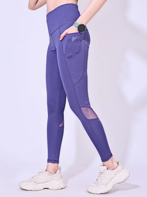 NEXSUS APPARELS Solid Women Purple Track Pants
