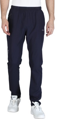 Ocra Solid Men Dark Blue Track Pants