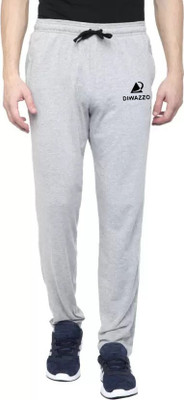 Diwazzo Solid Men Grey Track Pants
