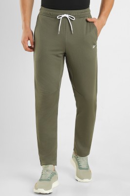 REEBOK Solid Men Dark Green Track Pants