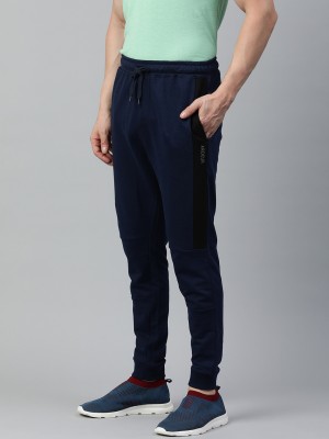 ARDEUR Self Design Men Blue Track Pants