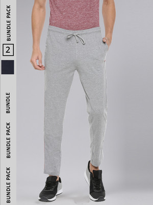 Force NXT Solid Men Grey Track Pants
