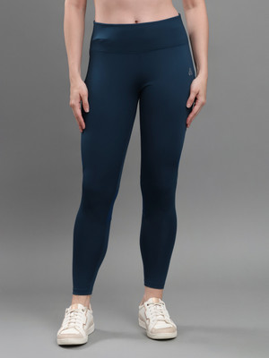 Aspasia Solid Women Blue Track Pants