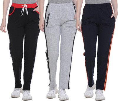 HouseOfCommon Solid Women Multicolor Track Pants