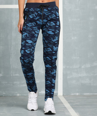 METRONAUT Printed Women Blue Track Pants