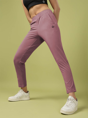 TECHNOSPORT Solid Women Pink Track Pants