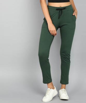 KILLER Solid Women Dark Green Track Pants