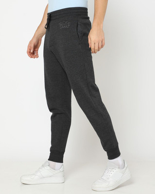 GAP Embroidered Men Grey Track Pants