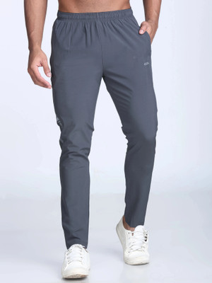 Ocra Solid Men Grey Track Pants