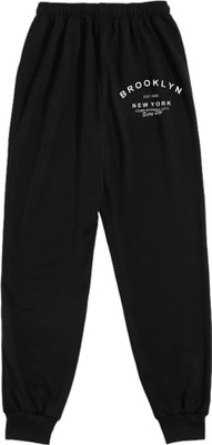 Tabadtod Printed Women Black Track Pants