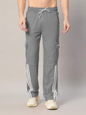WEARDUDS Self Design Men Grey Track Pants
