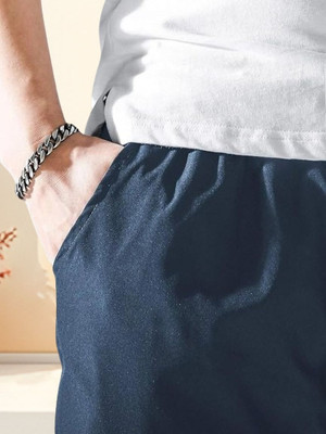 SB Trend Solid Men Grey Track Pants