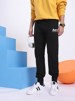 AEROPOSTALE Solid Men Black Track Pants