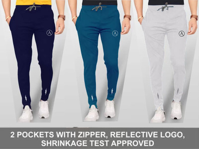Anand Solid Men Multicolor Track Pants
