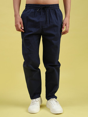 V-MART Solid Men Blue Track Pants