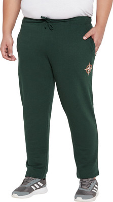 bigbanana Printed Men Green Track Pants