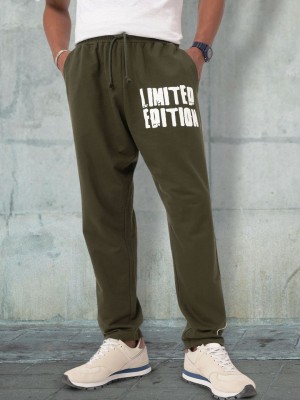 Kook N Keech Solid Men Green Track Pants