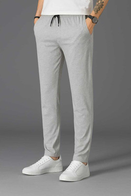 Fashion Science Solid Men Grey Track Pants