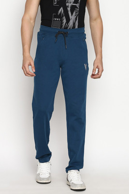VAN HEUSEN Solid Men Blue Track Pants