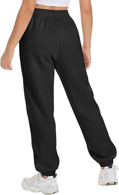 Dockstreet Loose Fit Women Black Trousers