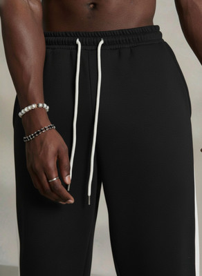 Dockstreet Striped Men White Track Pants