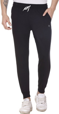 Leebonee Solid Men Black Track Pants