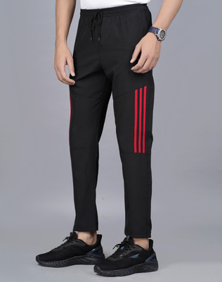 jorkk Printed Men Black Track Pants
