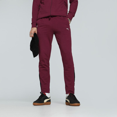 PUMA Solid Men Red Track Pants