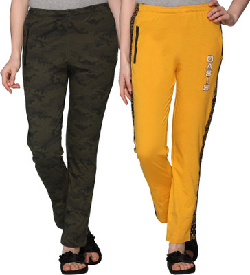 Weboasis Checkered, Printed Women Multicolor Track Pants