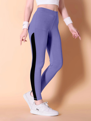 NEXSUS APPARELS Striped Women Purple Track Pants