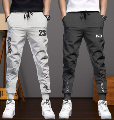 Lieo Trend Solid Men Grey, Grey Track Pants