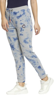 BEING HUMAN Printed Women Grey Track Pants