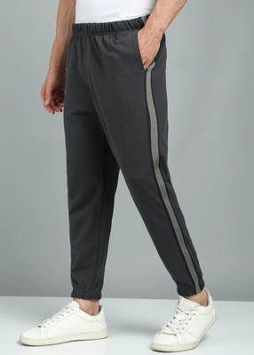 Alan Jones Solid Men Grey Track Pants